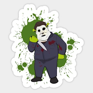 Shrek’s Michael Myers Sticker